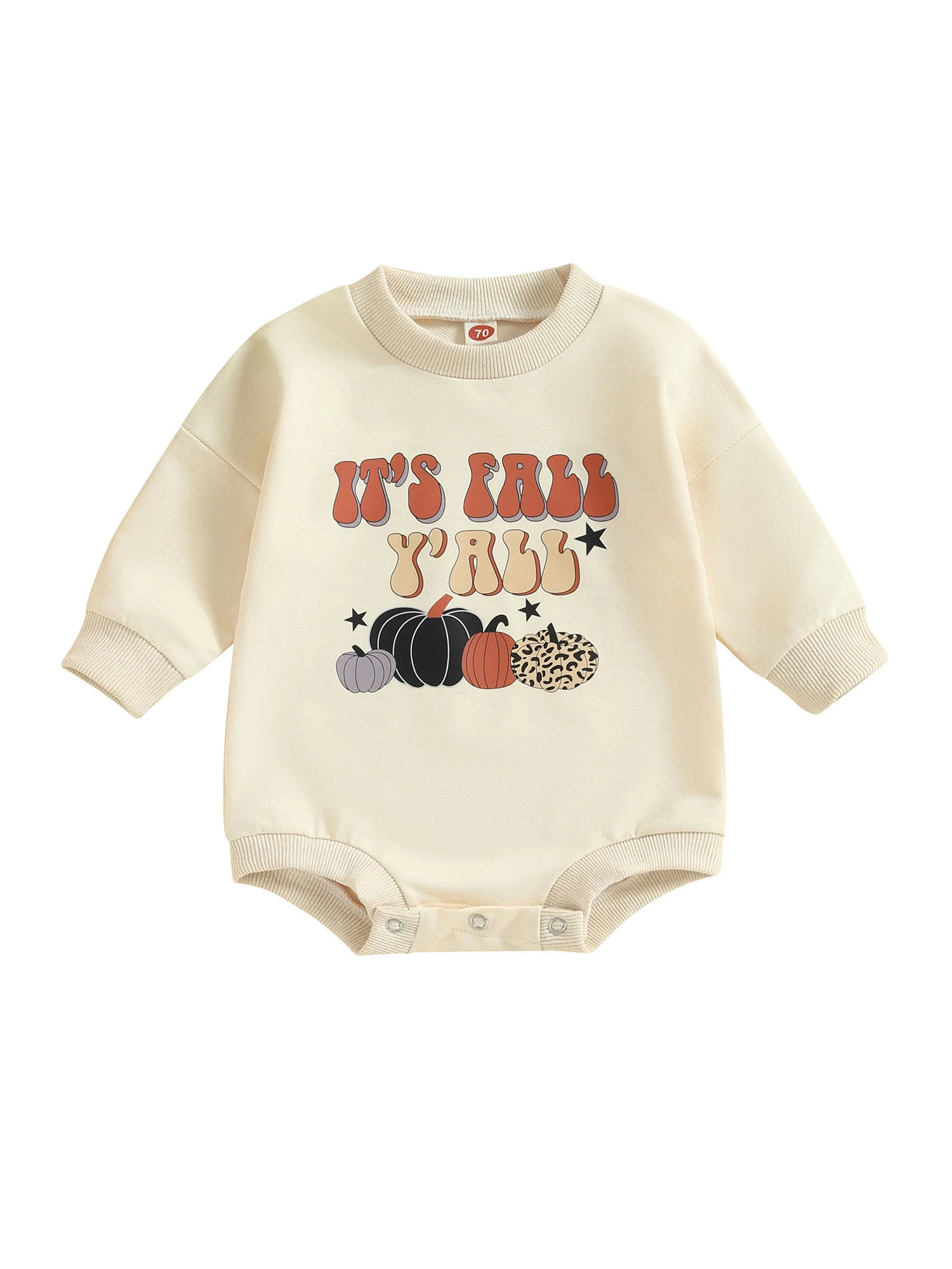 

Cute Pumpkin Patch Halloween Costume for Infants - Adorable Fall-Themed Romper with Sweater for Newborn Boys and Girls