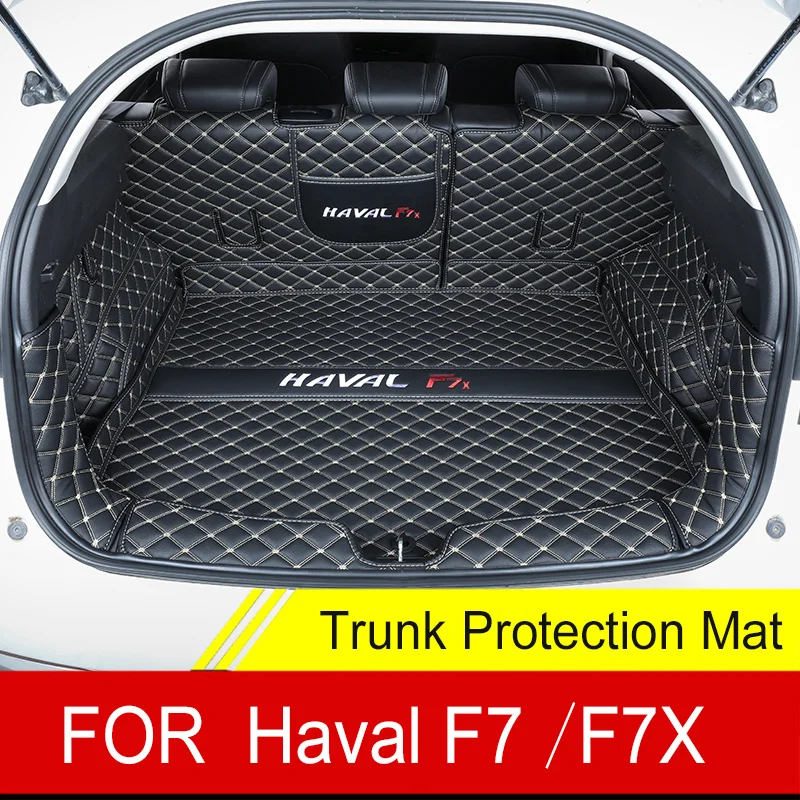 

Custom Trunk Mats For Haval F7 F7X 2020 2021 Durable Cargo Liner Boot Carpets Accessories Interior Cover