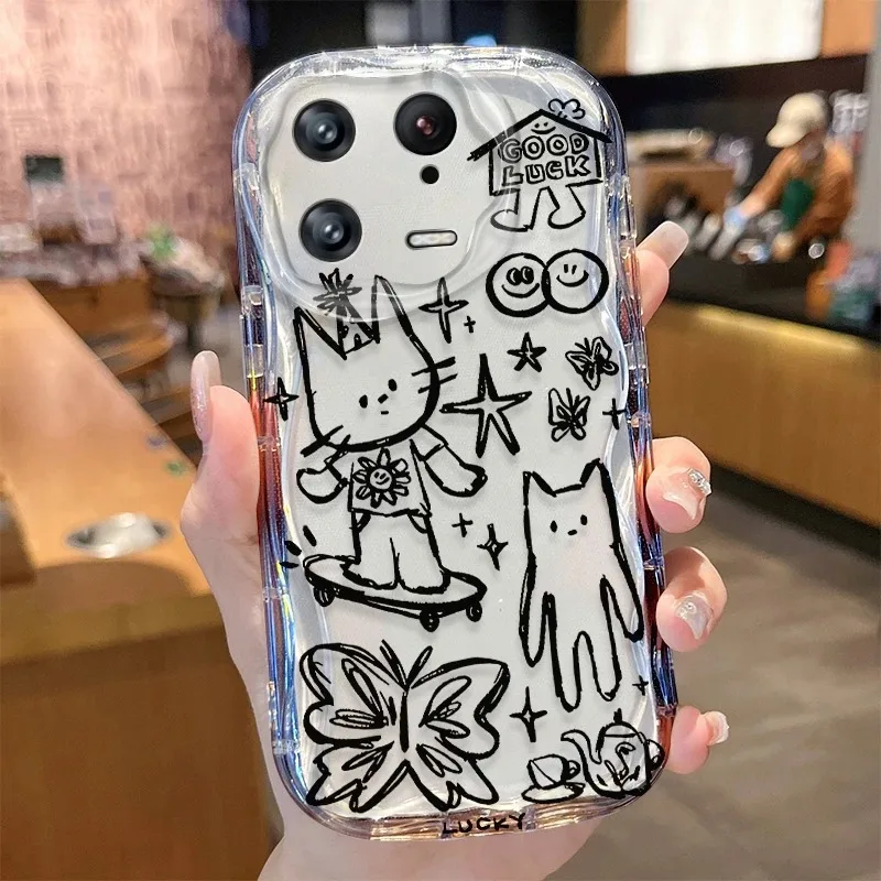 Cute Cat Silicone Shockproof Phone Case - Fun and Durable Protection