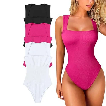 Women's Fashion Shapers Jumpsuit Seamless Sexy Briefs Tights Wide Shoulder Strap Comfortable Easy to Wear with Bra Shaping Under 1