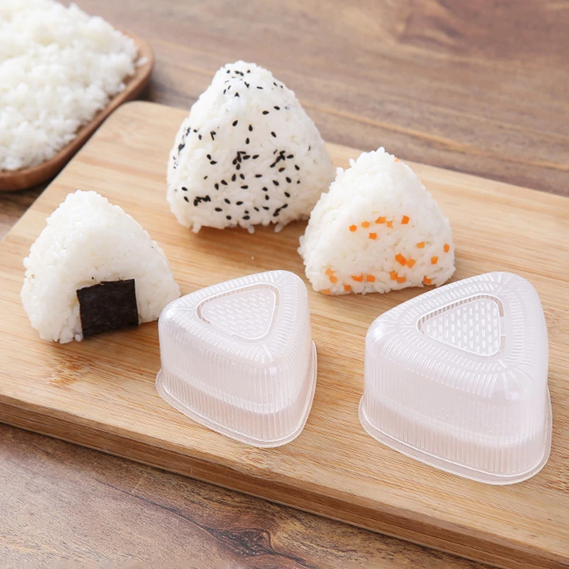 Moule à boules de riz triangulaire pour onigiri, machine à bento,  accessoires de cuisine - AliExpress