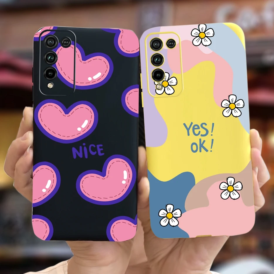 Luxury Art Painted Soft TPU Phone Case - Elegant Back Cover Capa