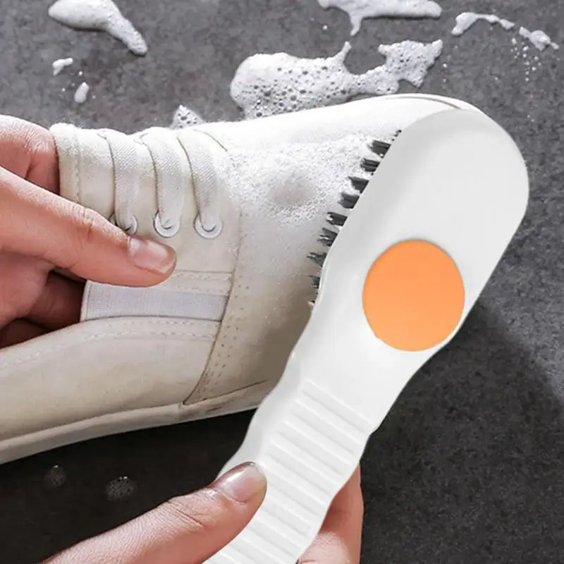 Cleaning Brush With Soap Dispenser Household Cleaning Clothes Shoes Brush With Liquid Box Liquid Adding Multifunction Brush For 3