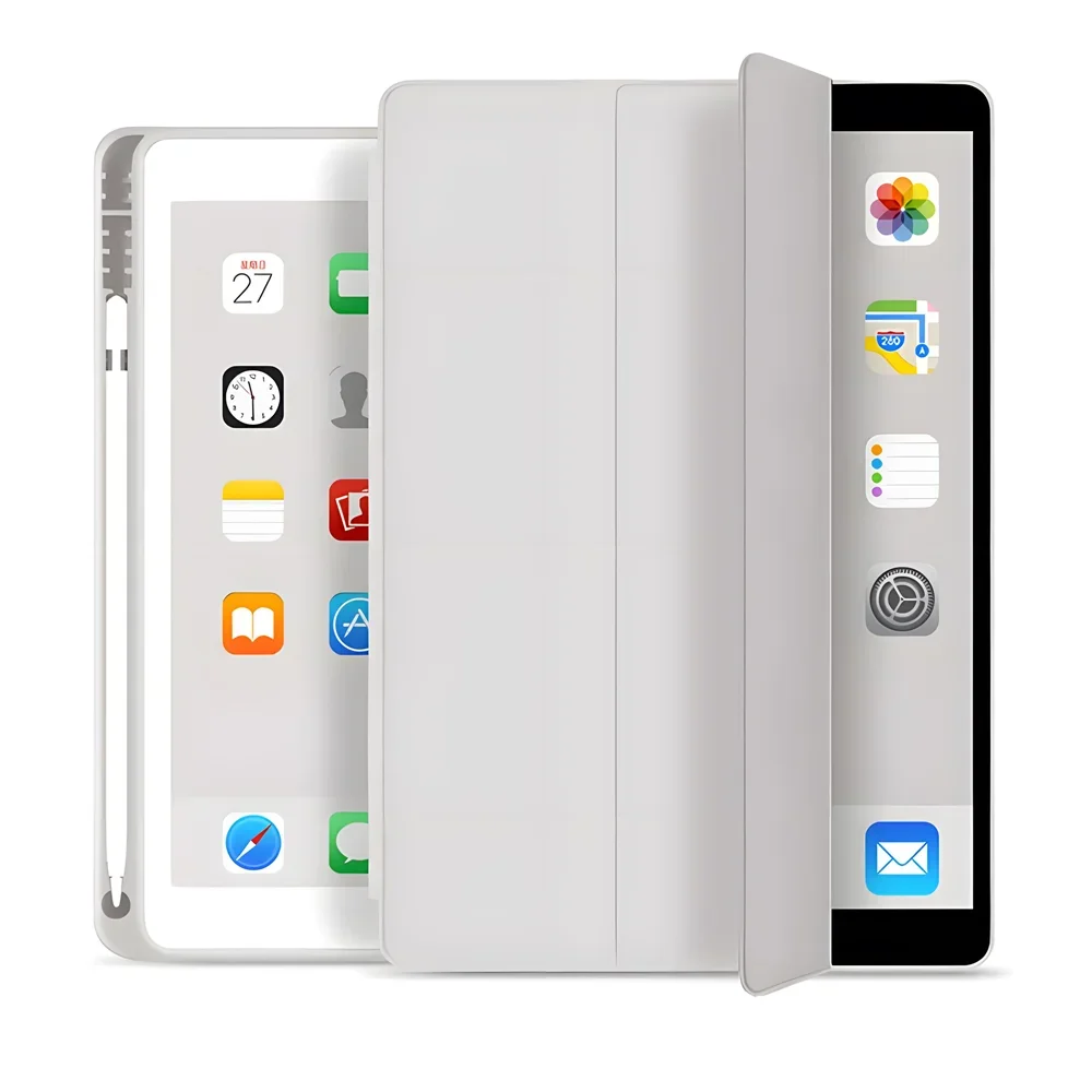 Premium iPad Case with Pencil Holder and Protective Cover