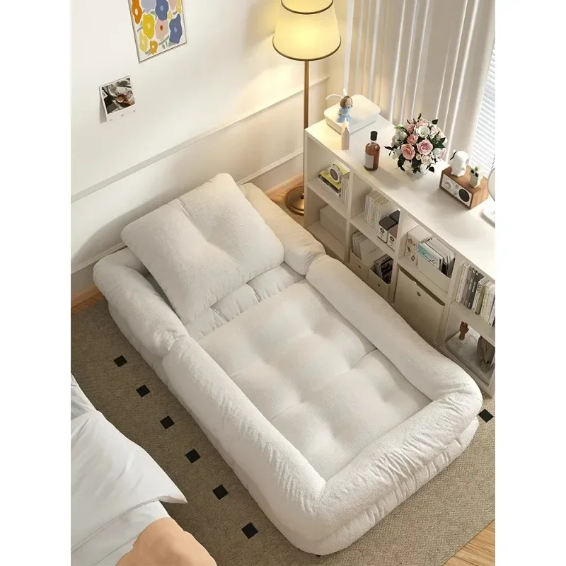 Lazy Person Sofa Can Lie Down and Sleep, Bedroom Small Sofa, Single Person Recliner, Internet Red Room, Human Dog Kennel