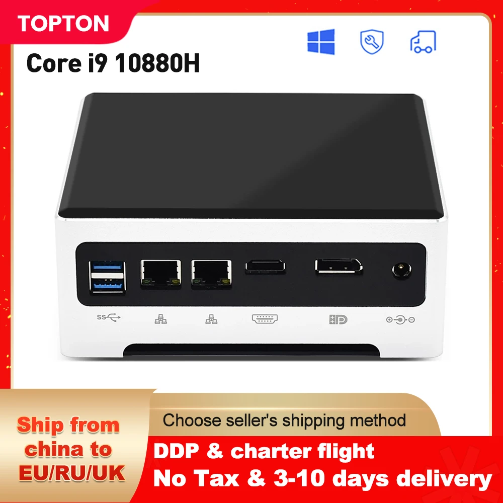 2021 дешевый мини-ПК 11-го поколения Intel Core i9 10880H i7-1165G7 2 * M.2 NVME SSD Windows 10 Pro игровой