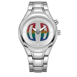 Men's Dual Movement Quartz Watch with Electronic Display, Water - Resistant & Luminous Dial (Multicolor)