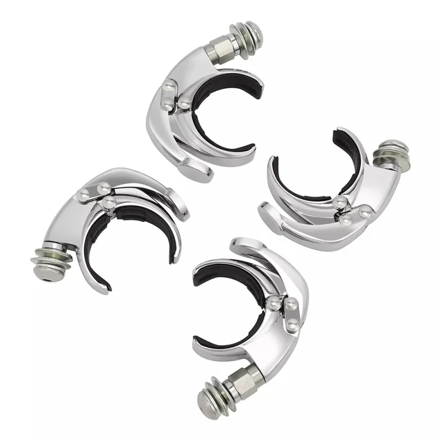 54mm 56mm Quick Release Windshield Clamp For Harley FAT BOB 2018-2024 LOW RIDER ST 2022-2024 4