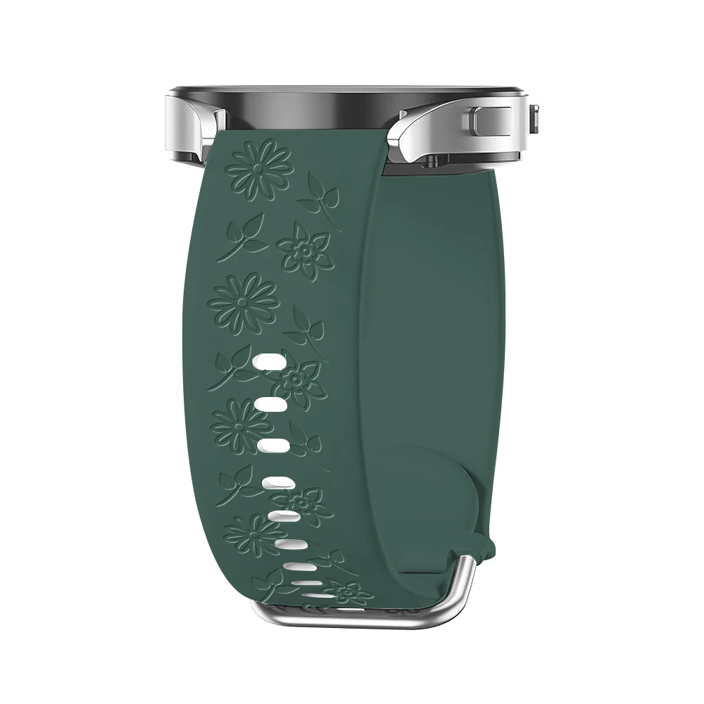 Sunflower Engraved Silicone Band - Universal Fit