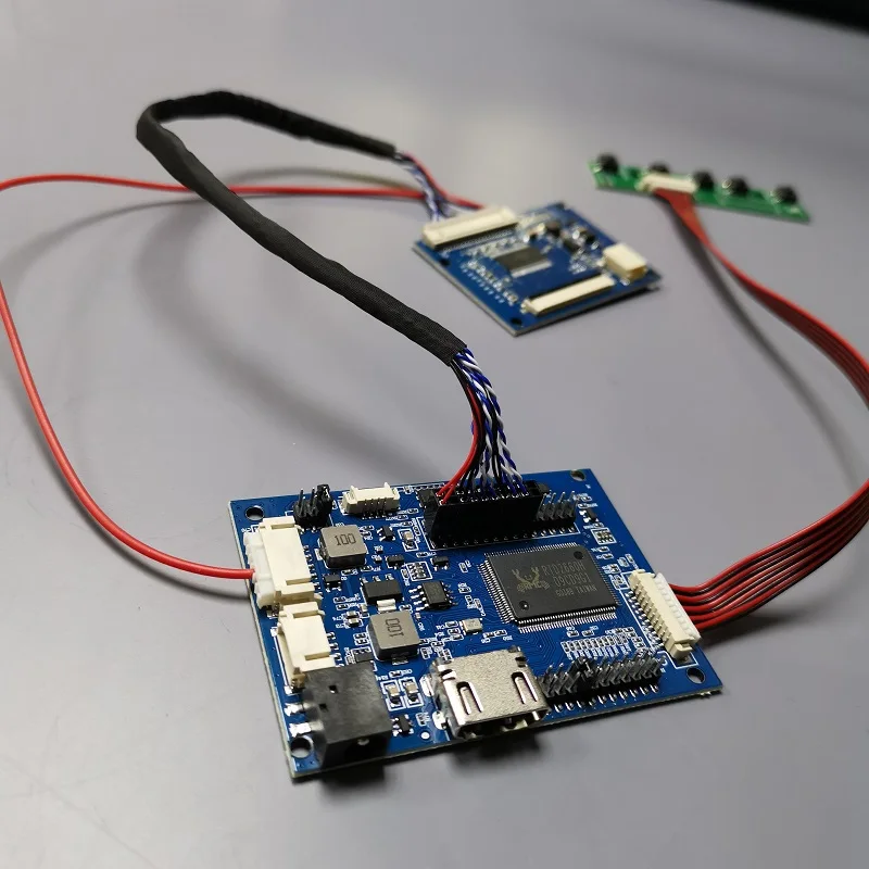 7인치 디스플레이 모듈 블록 키트 1024X600IPS 풀뷰 풀컬러 LVDS 신호 출력 HD 입력, 케이스 윈도우 디스플레이 SC에 적합