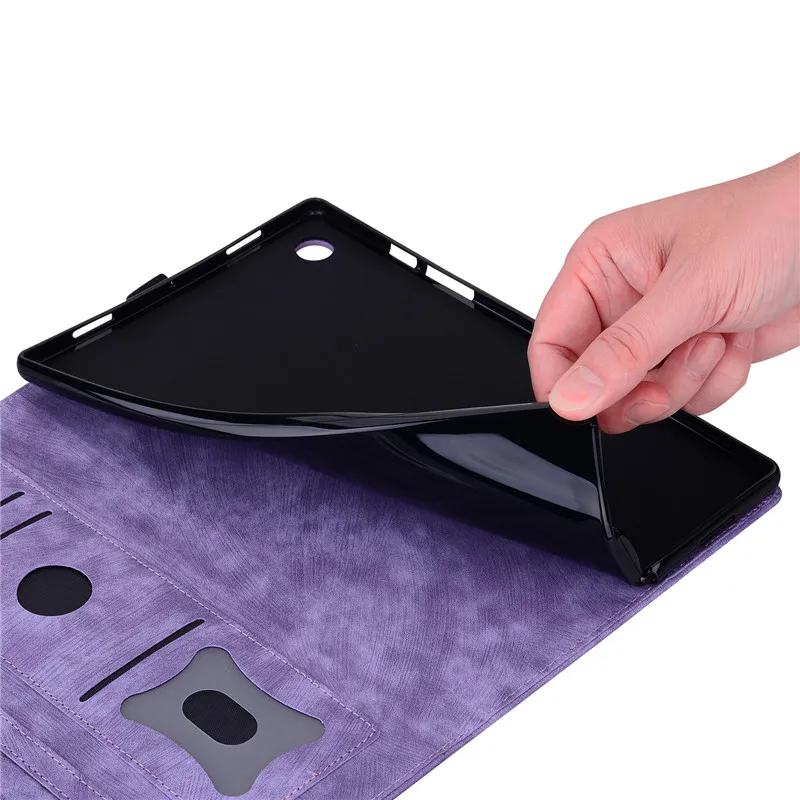 Cute Cat Impresso Flip Cover, Funda para