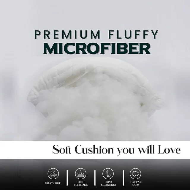 편안함과 스타일을 제공하는 프리미엄 흰색 홈 쿠션 코어