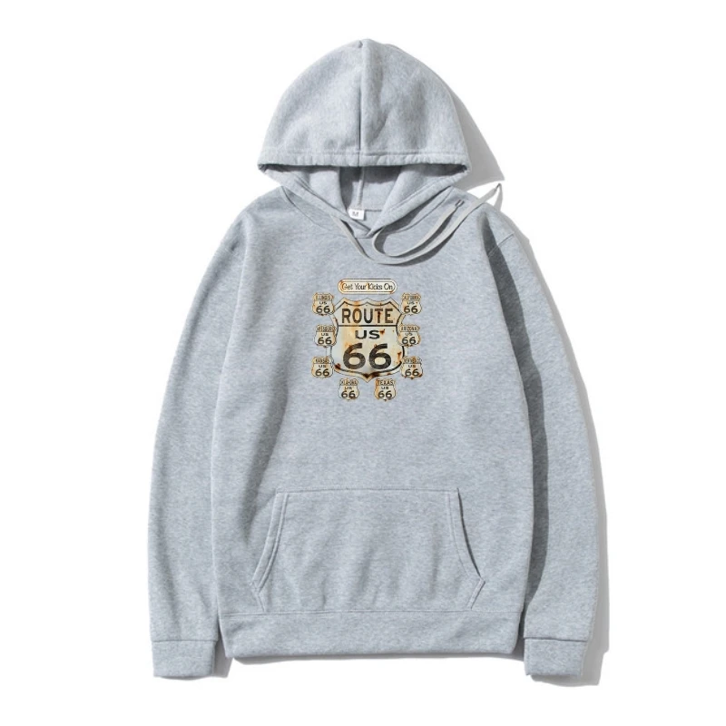 

Route 66 MAN SweatSweatshir Route Us 66 Man Hoody Ge Your Kick On Route 66 SweaOuterwear
