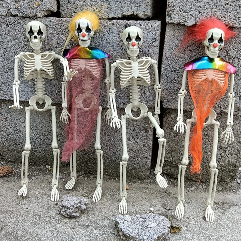 

Halloween Skeleton Model Toy 1PC Miniature Figurines with Durable Hanging Rope