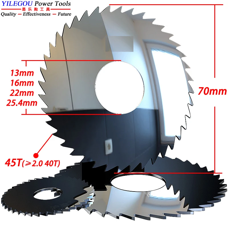 70mm Tungsten Steel Milling Blades 70x16mm Solid Carbide Circular Saw Blade 70x22 Milling Cutter Cutting Aluminum, Copper, Metal cnc milling cutter woodworking tools 3 flutes carbide end mill aluminum copper wood cutting tools tungsten steel milling cutter