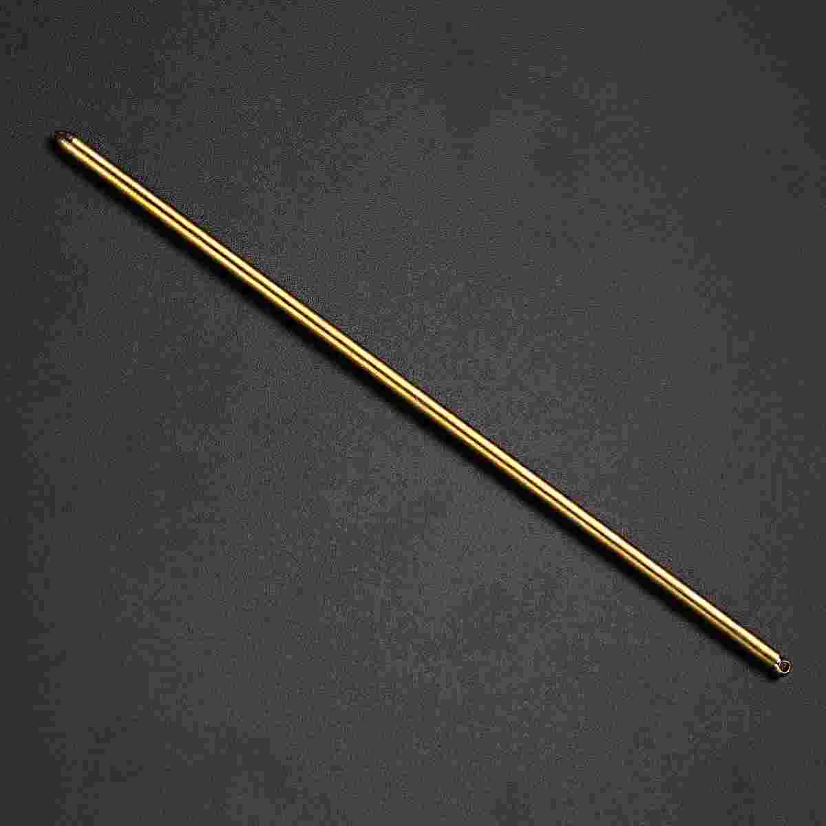 

10pcs Copper Hair Sticks Metal Hair Stick Hairpins Hair Fork with Hole DIY Craft for Lady Women Golden