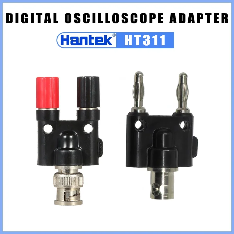 Hantek HT311-HT312 Multimeter Accessory BNC Banana Plug Adapter Suitable For Digital Oscilloscopes Oscilloscope Accessories oscilloscope probe,oscilloscope multimeter signal generator