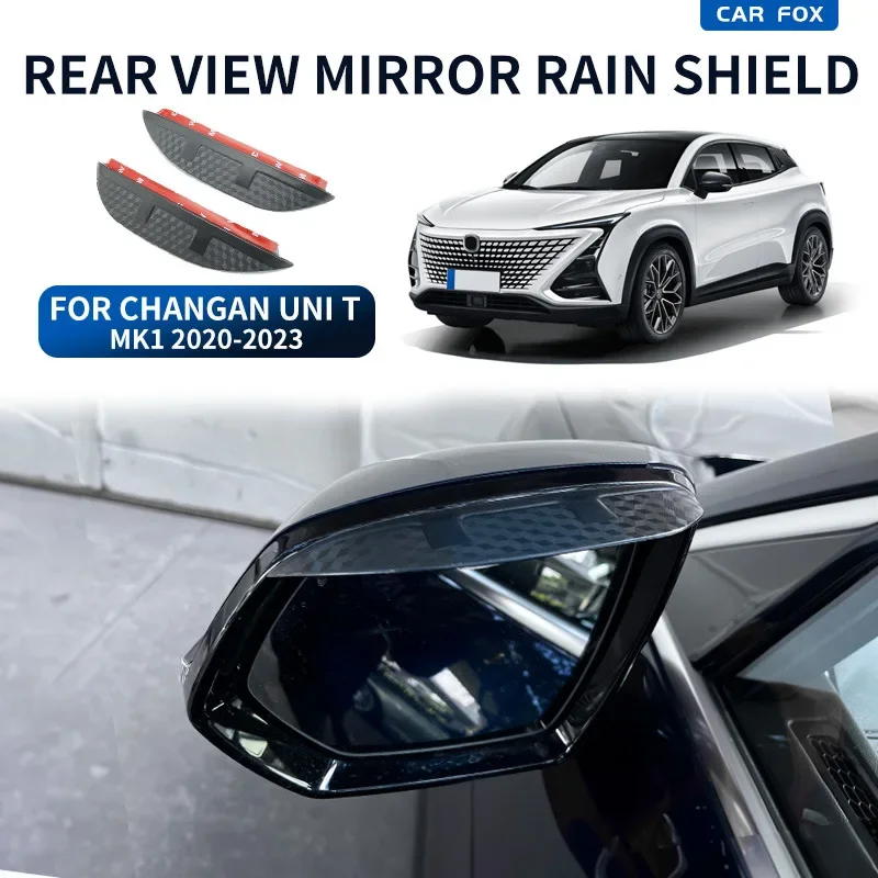 For Changan UNI T-Accessories Bright Strip Wind Deflectors Visors Rain Guard Door Visor Vent Shades Ventvisor