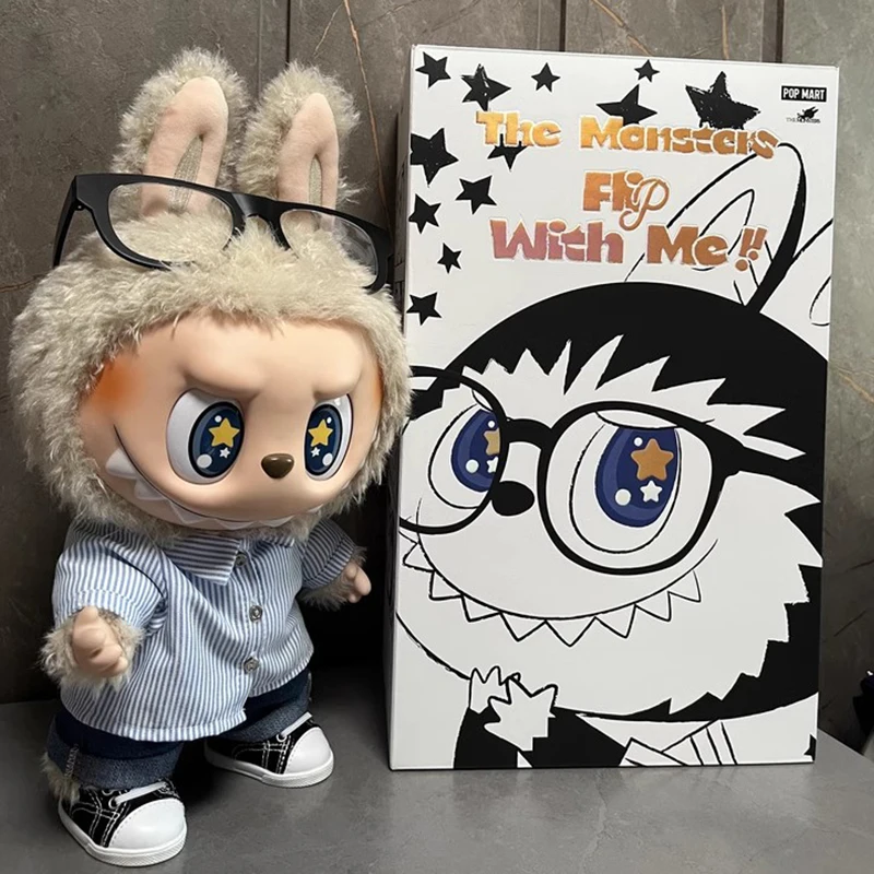 Authentic Labubu 38cm Fashion Big Vinyl Doll The Monsters Flip With Me Series Collection Decoration Cute Doll Festivals Gift - AliExpress 26