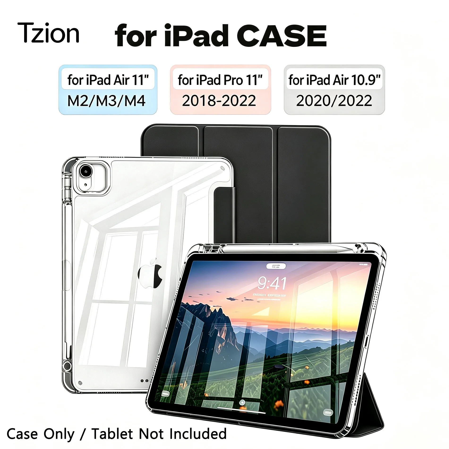 Universal Smart Cover Tablet Case - Enhanced Protection & Sleek Design