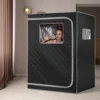 Full Size Far Infrared Sauna 2 Person Home SPA with Time & Temperature Remote Home Sauna for Relaxation Greyborder 5