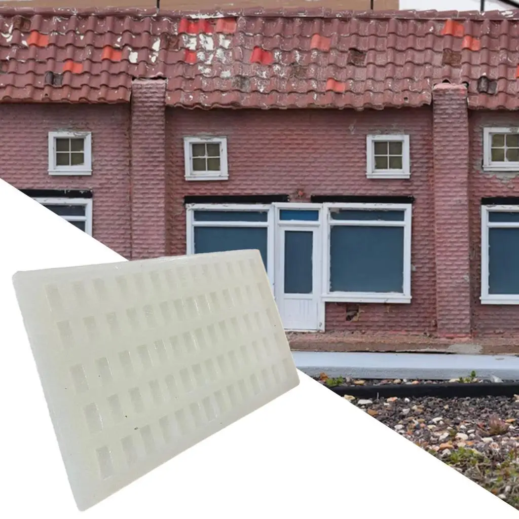 1/35 Scale Silicone Mold Simulation Long Bricks Floor Building DIY Materials