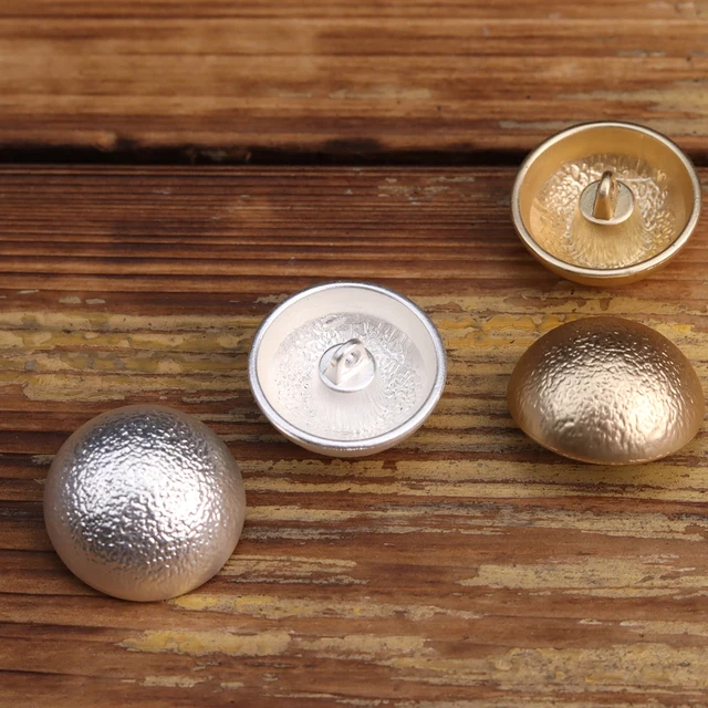 Women Metal Knitting Shank Buttons