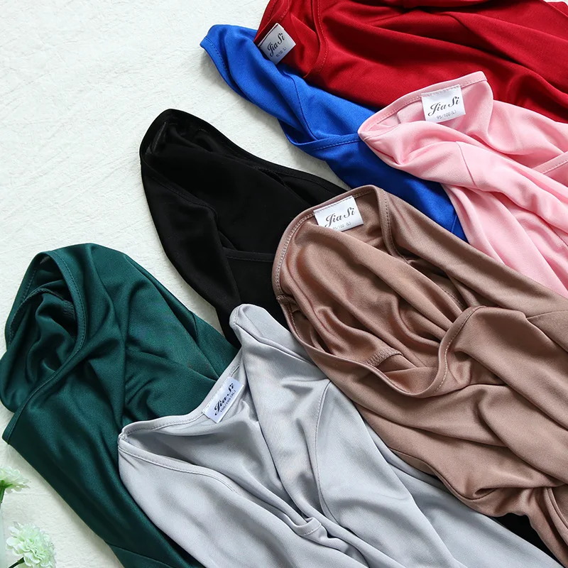 thick silk t shirt women red top spring thermal underwear shirts womens red tops winter clothes innerwear base layer woman black