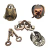 1 pcs Classic Alloy Unlocking Ring Unlocking Magic Puzzle Decryption Game Unlocking Novelty Children Toys Adult Toys 4