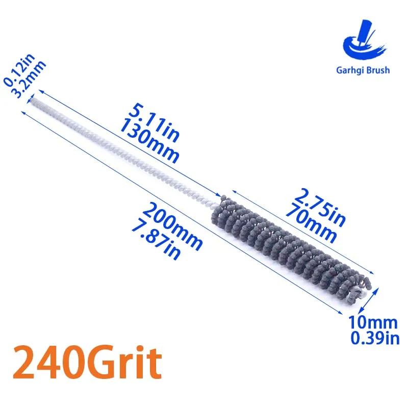 High-Performance 240 Grit Cylinder Honing Brush for Metal Grinding & Deburring
