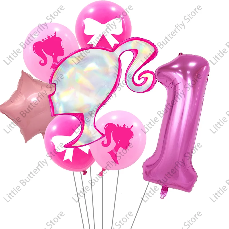 Décoration de gâteau de princesse Barbie pour fille, joyeux anniversaire,  sac de diamants, fête préChristophe, gâteau d'anniversaire - AliExpress