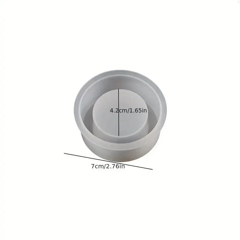 قالب سيليكون لحامل شموع الجبس - راتينج DIY، طين بو...