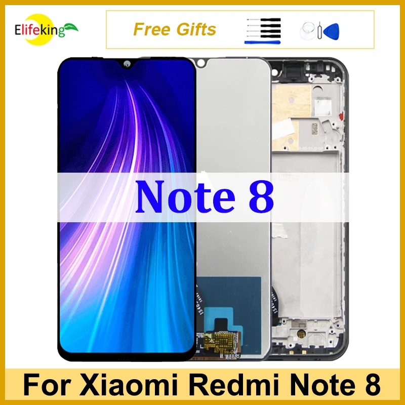 OriginalLCDForXiaomiRedmiNote8ProDisplayTouchScreenM1908C3JHM1908C3JGM1906G7I