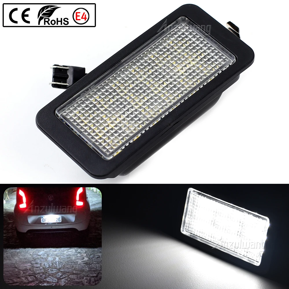 

LED License Plate Lights for VW up!/e-up! 12-17 Skoda Citigo/E-Citigo 12-21 Seat Mii/e-Mii 12-21 Canbus Error Free Rear Tag Lamp