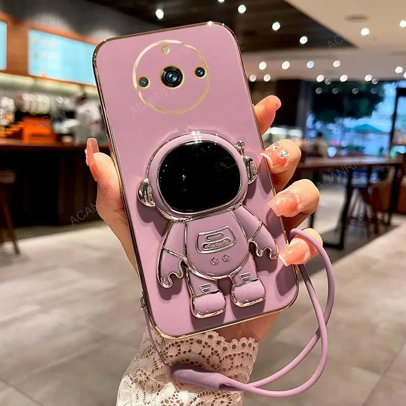 Étui à lanière plaqué Reno5lite pour Oppo Reno 5 6 7 8 Reno5 Lite 10 Pro Plus 5F A58 A78 A94 Reno7 4g, housse de support en Silicone_voghion.com