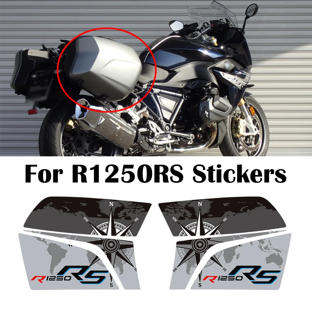 Pegatinas De Alforjas Para Motocicleta, Calcomanías Gráficas Para