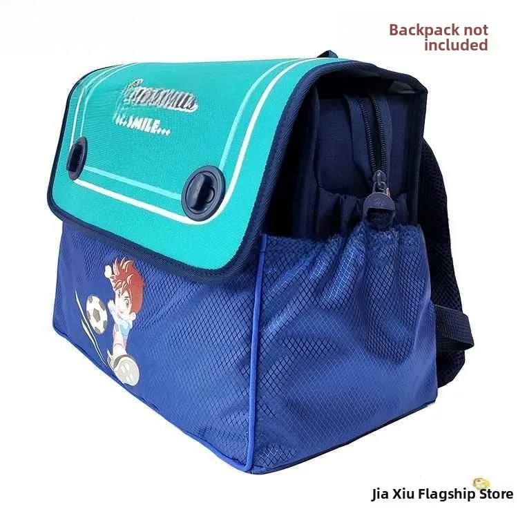 Champagne gold horizontal dark blue football small