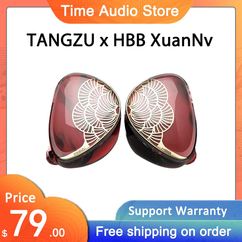 

TANGZU Xuan Nv Hifi Dual DD In-ear Monitors Earphones 2pin 0.78mm Cable IEM Headest Headphones