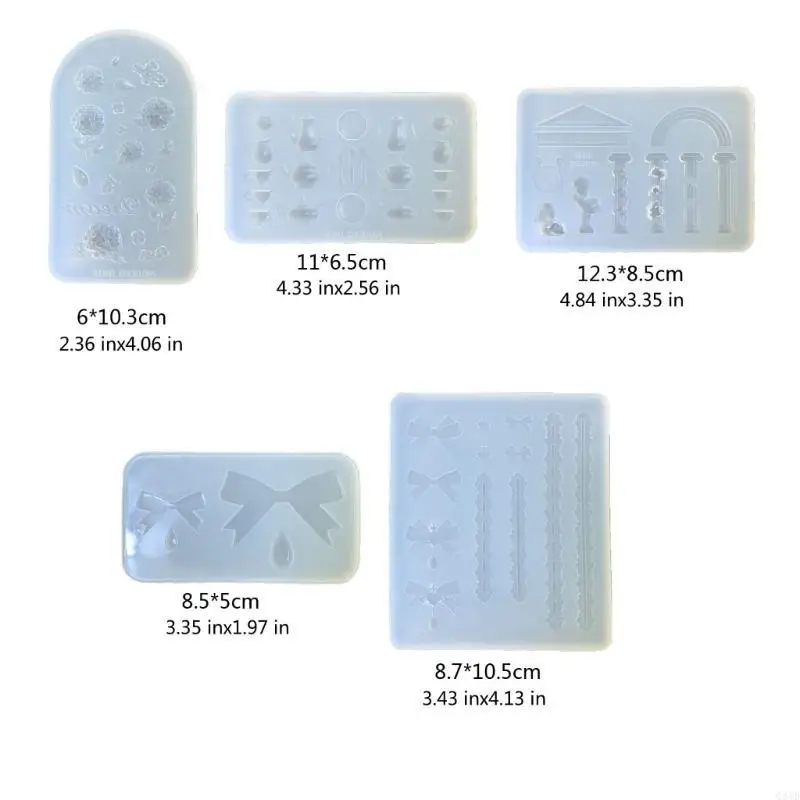 초콜릿 퐁당 캔디 창조용 실리콘 베이킹 몰드 쥬얼리 액세서리