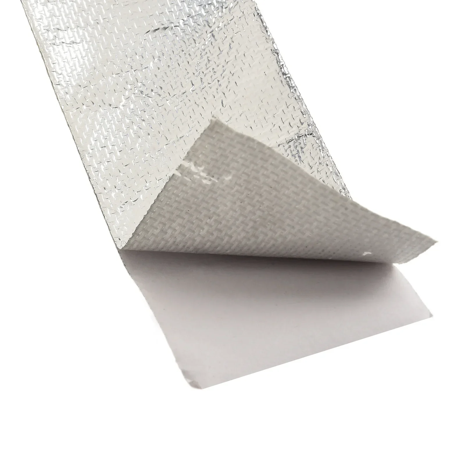 10Mx5cm Car Thermal Exhaust Tape Air Intake Heat Insulation Shield Wrap Waterproof Reflective Foil Tape Silver Adhesive heat insulation mat fiberglass insulation tape heat insulation sleeve