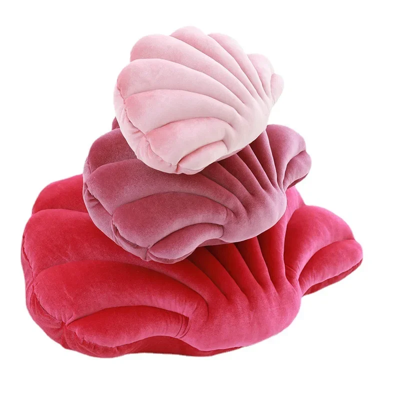 Soft Korean Plush Shell Pillow, Cute Cushion for Home Decoration and Comfort 3