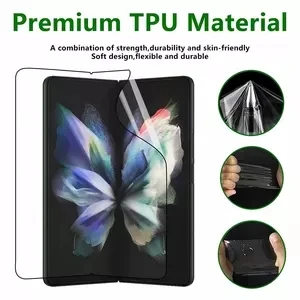 2 Stücke Innen Hydrogel Film Für Samsung Galaxy Z Fold 3 4 Schutz Für Z Fold 5 Displayschutzfolie Nicht Glas – Detail 2