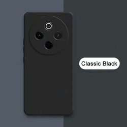Luxury Dual Layer Camera Protection Fashion Silicone Armor Phone Case Cover for Vivo iQOO Z10 (Classic Black)