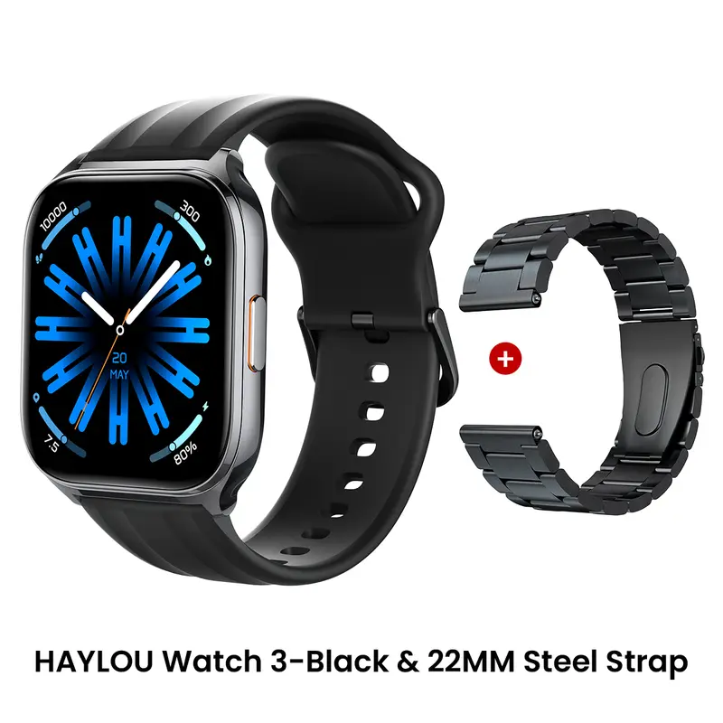 HAYLOU Watch 3 Voice Calling Smartwatch 1.85'' AMOLED Screen 24h Health Monitoring 150+ Sports Modes Smart Watch 1ATM Waterproof - Image 7