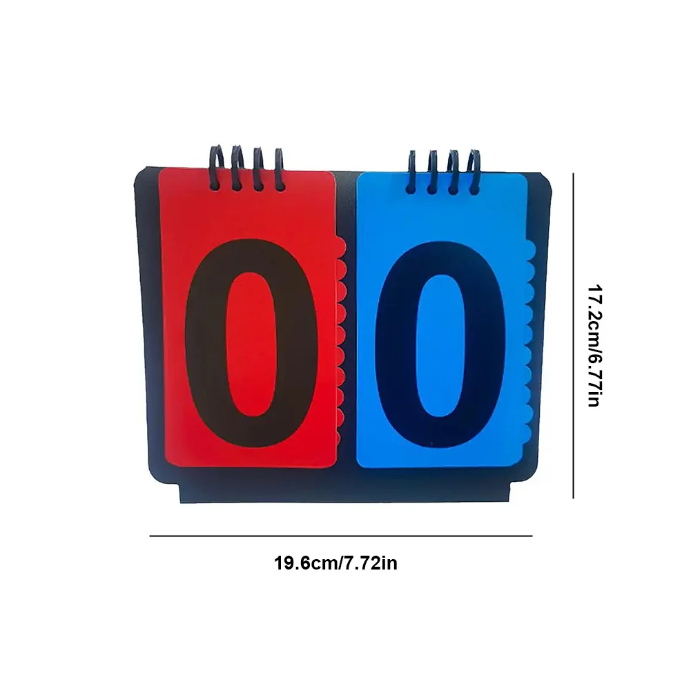 Score Flipper Manual Score Flip Cards Score Counter for Basketball Football Volleyball Tennis Sports