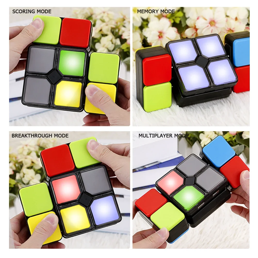 Music Magic Cube Changeable Intelligent Puzzle Led Light Educational Electronic Toy for children Anti Stress fidget toys,puzzle toys,anti stress toys,magic puzzle cube
