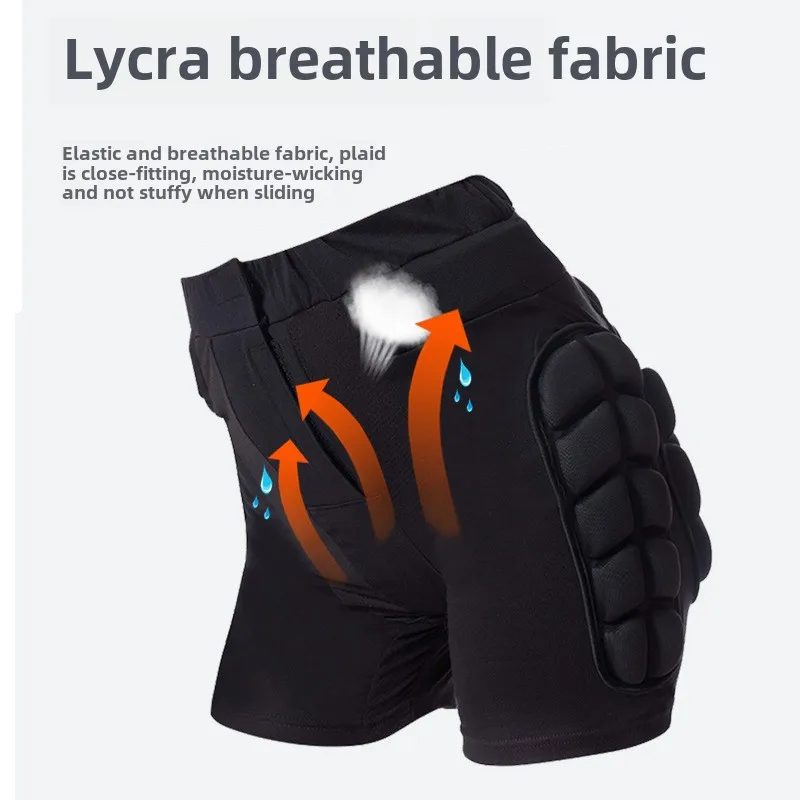 3D Ski Hip Protector Pants Winter Skating Protective Hip Pad Snowboarding Impact Shorts Ski Ice Skating Roller Snowboard Gear