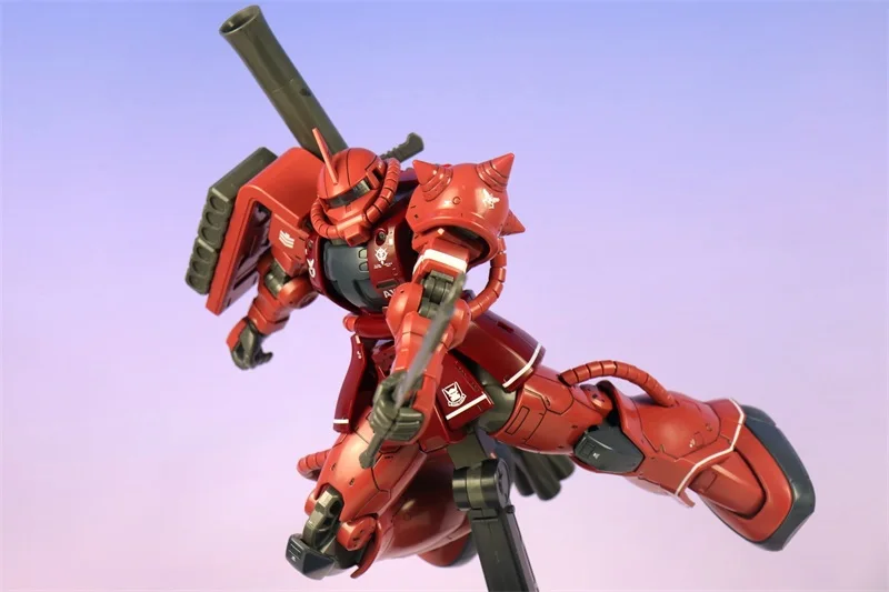 飛行zaku ii gto赤いモデルキット、組み立て組み立て済み、1:72