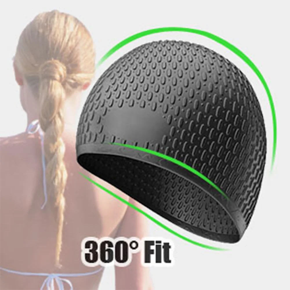 Pack De 2 Gorros De Natación De Tela Unisex – Elásticos, Cómodos, Protegen Del Cloro, Para Adultos