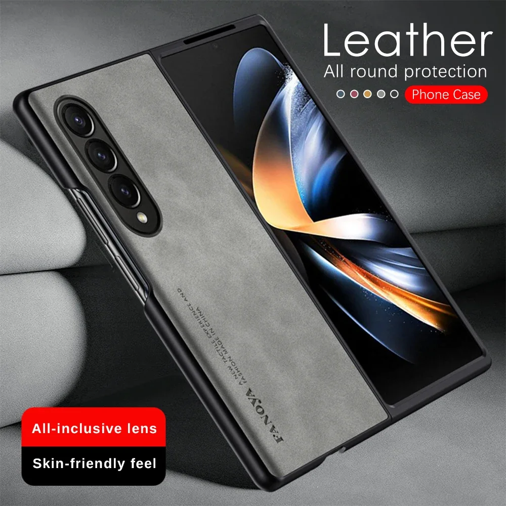Silicone Shockproof Bumper Sheepskin Leather Phone Case